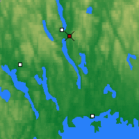 Nearby Forecast Locations - Värmland - Carta