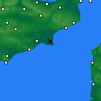 Nearby Forecast Locations - Lydd - Carta