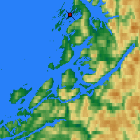 Nearby Forecast Locations - Brønnøysund - Carta