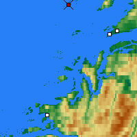 Nearby Forecast Locations - Helligvær - Carta