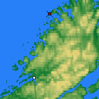 Nearby Forecast Locations - Buholmråsa Lighthouse - Carta