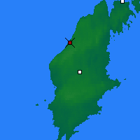 Nearby Forecast Locations - Visby - Carta