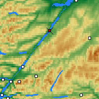 Nearby Forecast Locations - Loch Ness - Carta