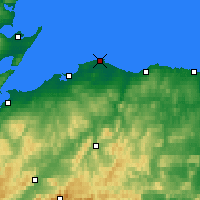 Nearby Forecast Locations - Lossiemouth - Carta