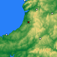 Nearby Forecast Locations - Aberystwyth - Carta