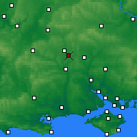 Nearby Forecast Locations - Salisbury - Carta