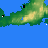 Nearby Forecast Locations - Kópavogur - Carta
