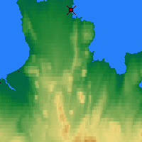 Nearby Forecast Locations - Raufarhöfn - Carta