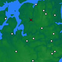 Nearby Forecast Locations - Aalestrup - Carta