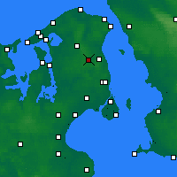 Nearby Forecast Locations - Sjaelsmark - Carta