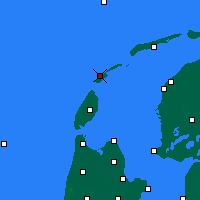 Nearby Forecast Locations - Vlieland - Carta