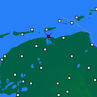 Nearby Forecast Locations - Lauwersoog - Carta