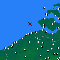 Nearby Forecast Locations - Vlakte van de Raan - Carta