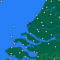 Nearby Forecast Locations - Hoek van Holland - Carta