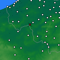 Nearby Forecast Locations - Wevelgem - Carta