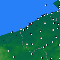 Nearby Forecast Locations - Middelkerke - Carta