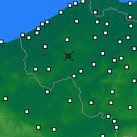 Nearby Forecast Locations - Roeselare - Carta