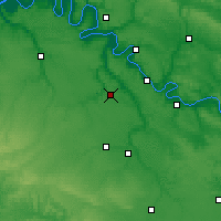 Nearby Forecast Locations - Évreux - Carta