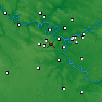 Nearby Forecast Locations - Vélizy-Villacoublay - Carta