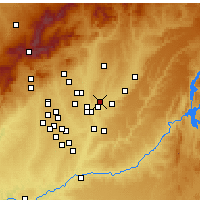 Nearby Forecast Locations - Torrejón de Ardoz - Carta