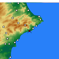 Nearby Forecast Locations - Benidorm - Carta