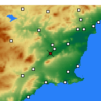Nearby Forecast Locations - Alcantarilla - Carta