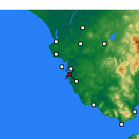 Nearby Forecast Locations - San Fernando - Carta
