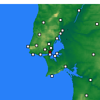 Nearby Forecast Locations - Lisbona/Geof - Carta