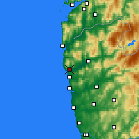Nearby Forecast Locations - Viana do Castelo - Carta