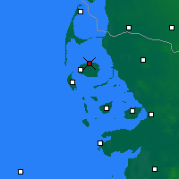 Nearby Forecast Locations - Isole Frisone Settentrionali - Carta