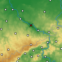 Nearby Forecast Locations - Dresda - Carta