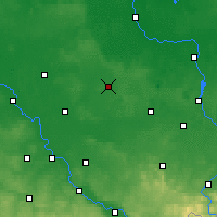 Nearby Forecast Locations - Finsterwalde - Carta