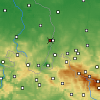 Nearby Forecast Locations - Görlitz - Carta