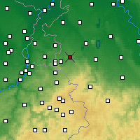 Nearby Forecast Locations - Würselen - Carta