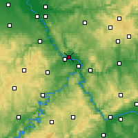 Nearby Forecast Locations - Neuwied - Carta