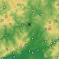 Nearby Forecast Locations - Gießen - Carta