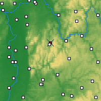 Nearby Forecast Locations - Odenwald - Carta