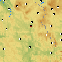 Nearby Forecast Locations - Weiden in der Oberpfalz - Carta