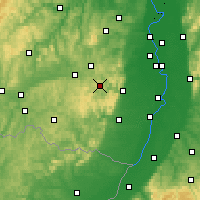 Nearby Forecast Locations - Palatinate Forest - Carta