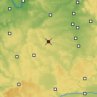 Nearby Forecast Locations - Ansbach - Carta