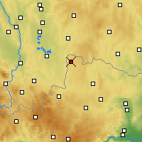 Nearby Forecast Locations - Gmünd - Carta