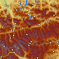 Nearby Forecast Locations - Ramsau am Dachstein - Carta