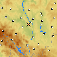 Nearby Forecast Locations - Temelín - Carta