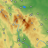 Nearby Forecast Locations - Šerák - Carta