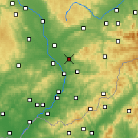 Nearby Forecast Locations - Holešov - Carta