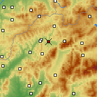 Nearby Forecast Locations - Žilina - Carta