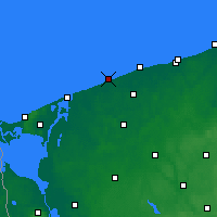 Nearby Forecast Locations - Niechorze - Carta