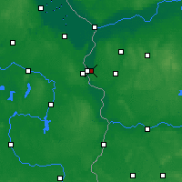Nearby Forecast Locations - Słubice - Carta
