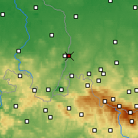 Nearby Forecast Locations - Zgorzelec - Carta