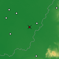 Nearby Forecast Locations - Békéscsaba - Carta
